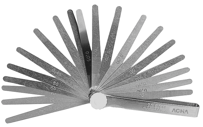 Juego de galgas 100 mm Inox ·ACHA· E= 0,05-1 mm ART.35417